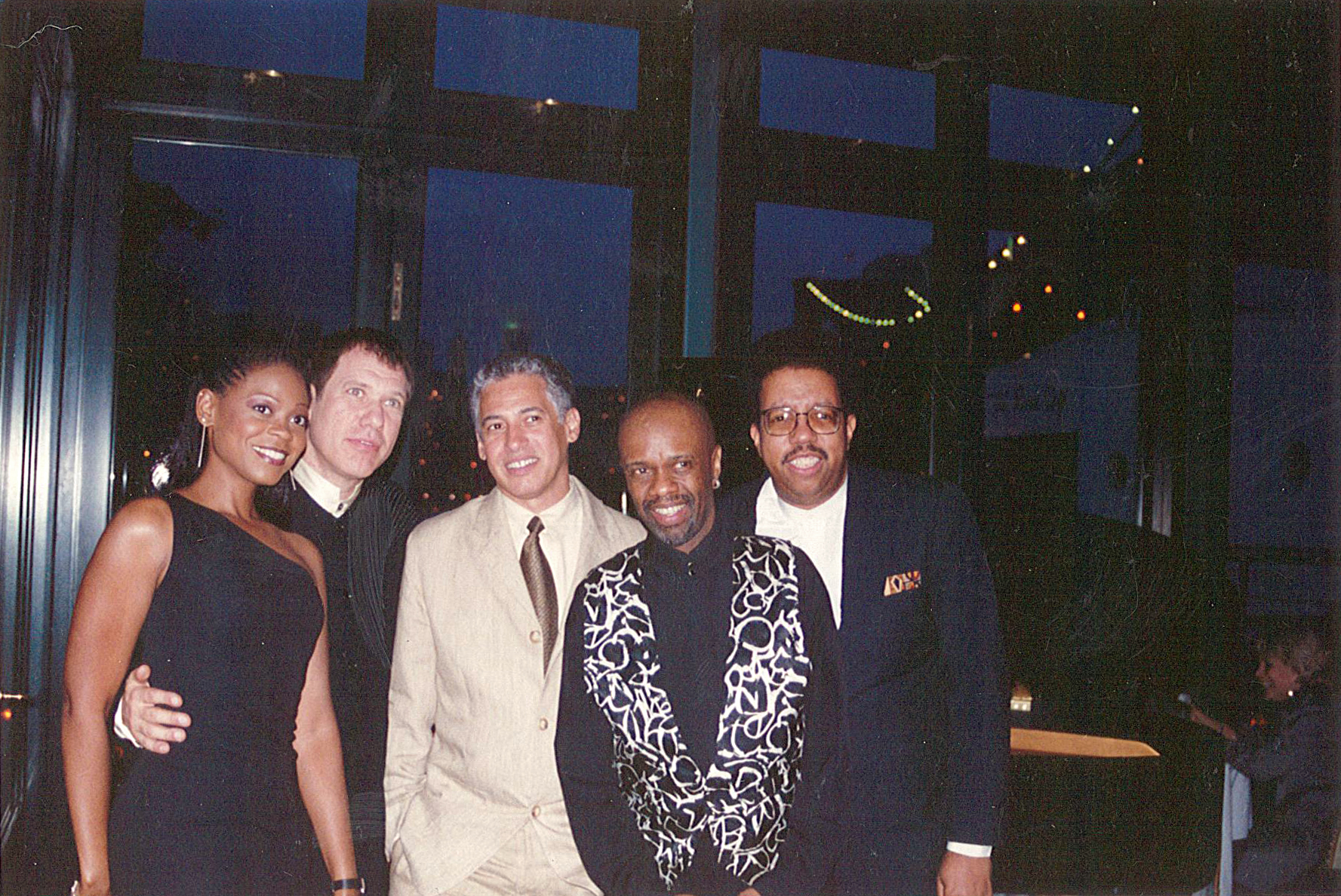 From left: Heather Headley, Gary Haase, David Spinozza, Leon Pendarvis, Ray Williams.