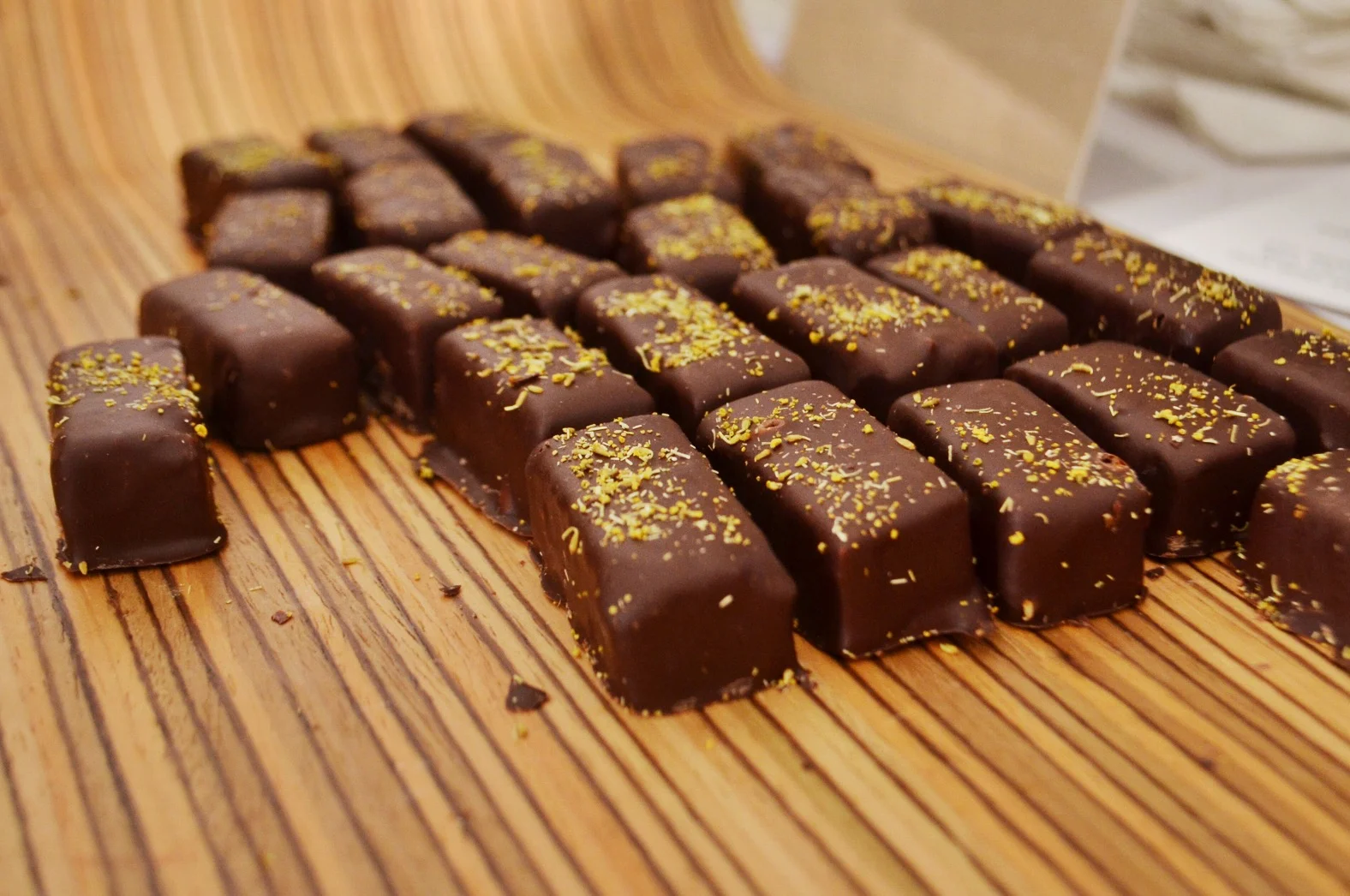 Absinthe spiked bon bons from elm restaurant