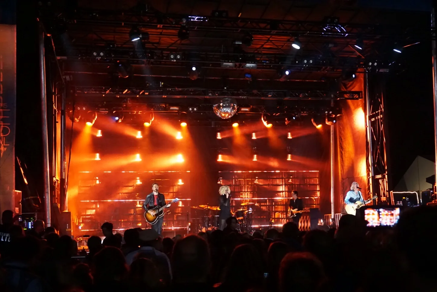 Little Big Town ended the night performing on the waterfront in Roger Sherman Baldwin Park