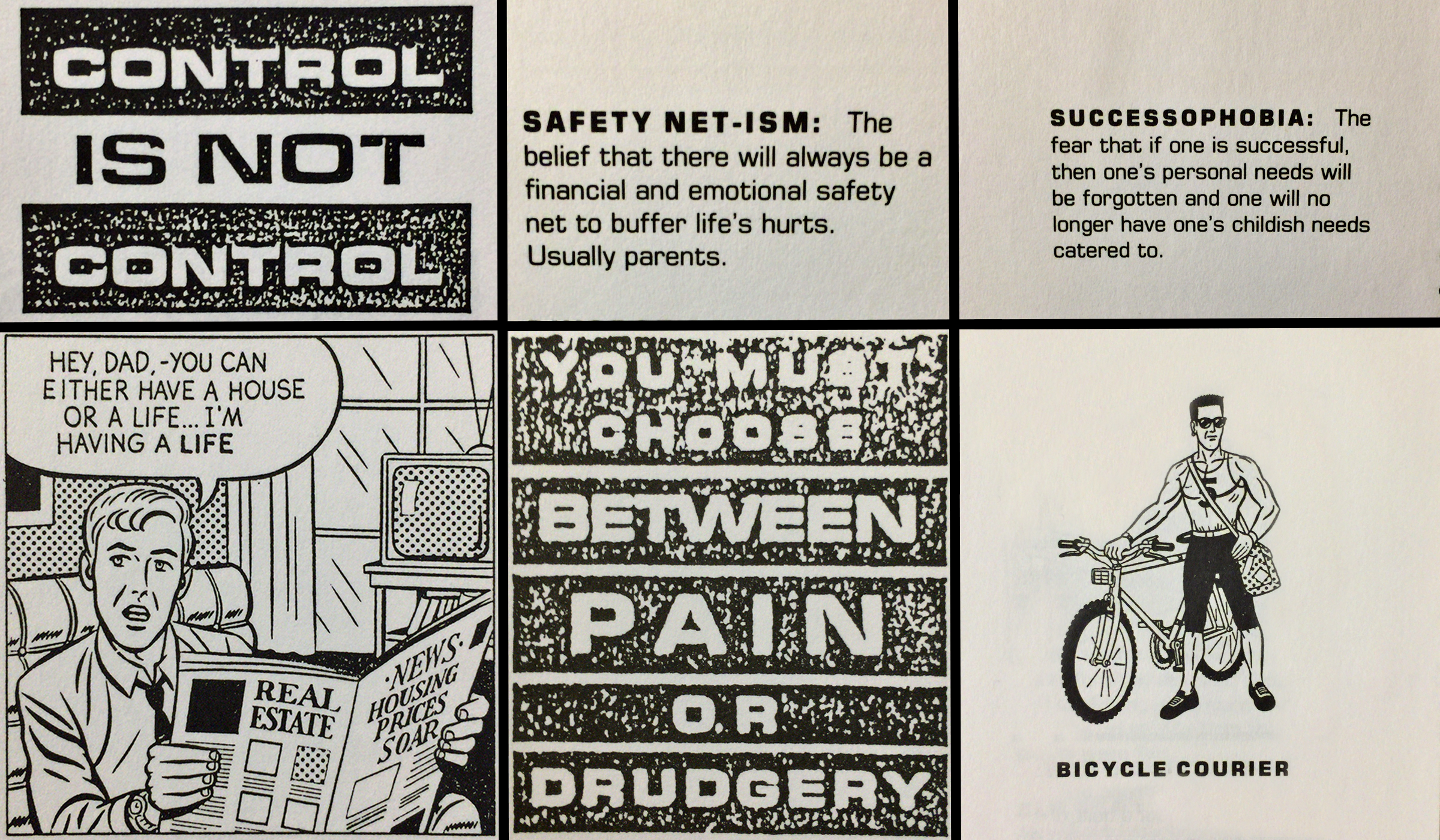 A compilation of some of my favorite artwork living in the margins of Generation X.