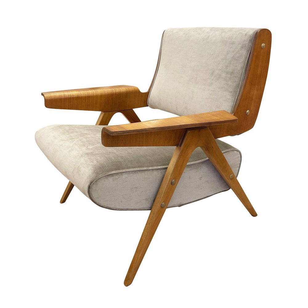 Gianfranco Frattini Lounge Chair Model 831 for Cassina — Gaspare Asaro-Italian Modern — Italian Mid Century Modern Furniture and Lighting— New York, NY