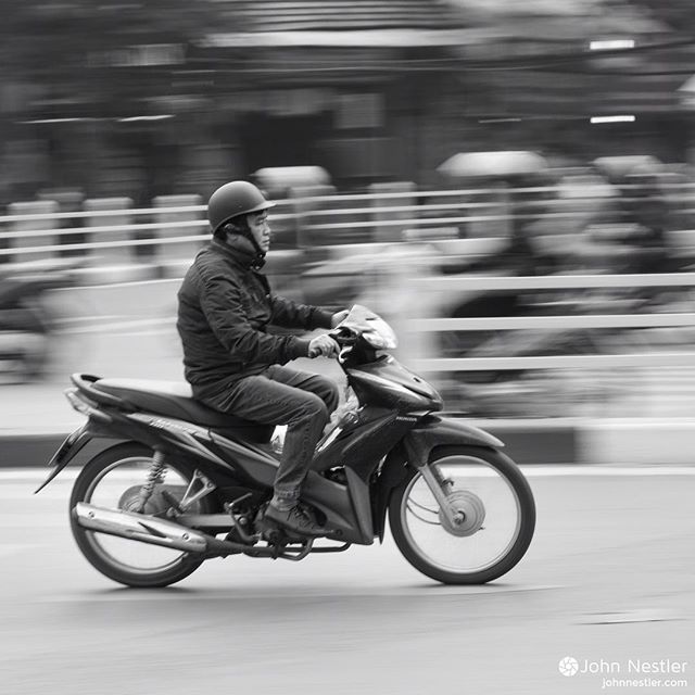 Vietnam is a country of roughly 90 million, yet there are over 37 million registered motorbikes. Cars are both cost-prohibitive for the majority of the country as well as cumbersome on the streets. The constant barrage of motorbikes keeps you on your