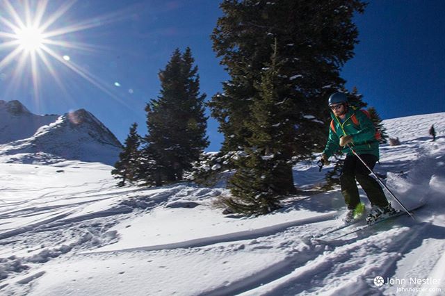 @hicknorning getting some of the first backcountry turns of the season.

#skiing #mayflowergulch #colorado #sportytour