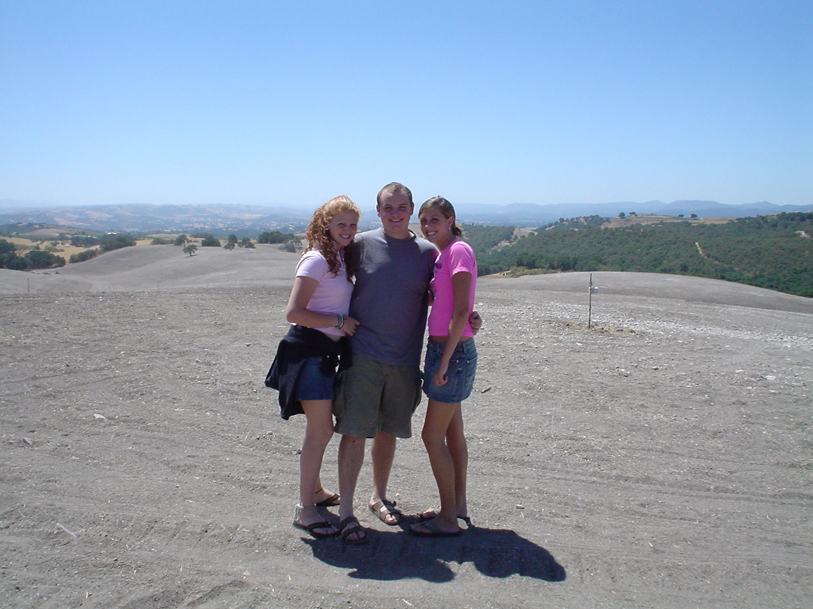 The Armstrong kids at the then-fallow Paderewski Vineyard in 2004; Lindsey is the one on the right!