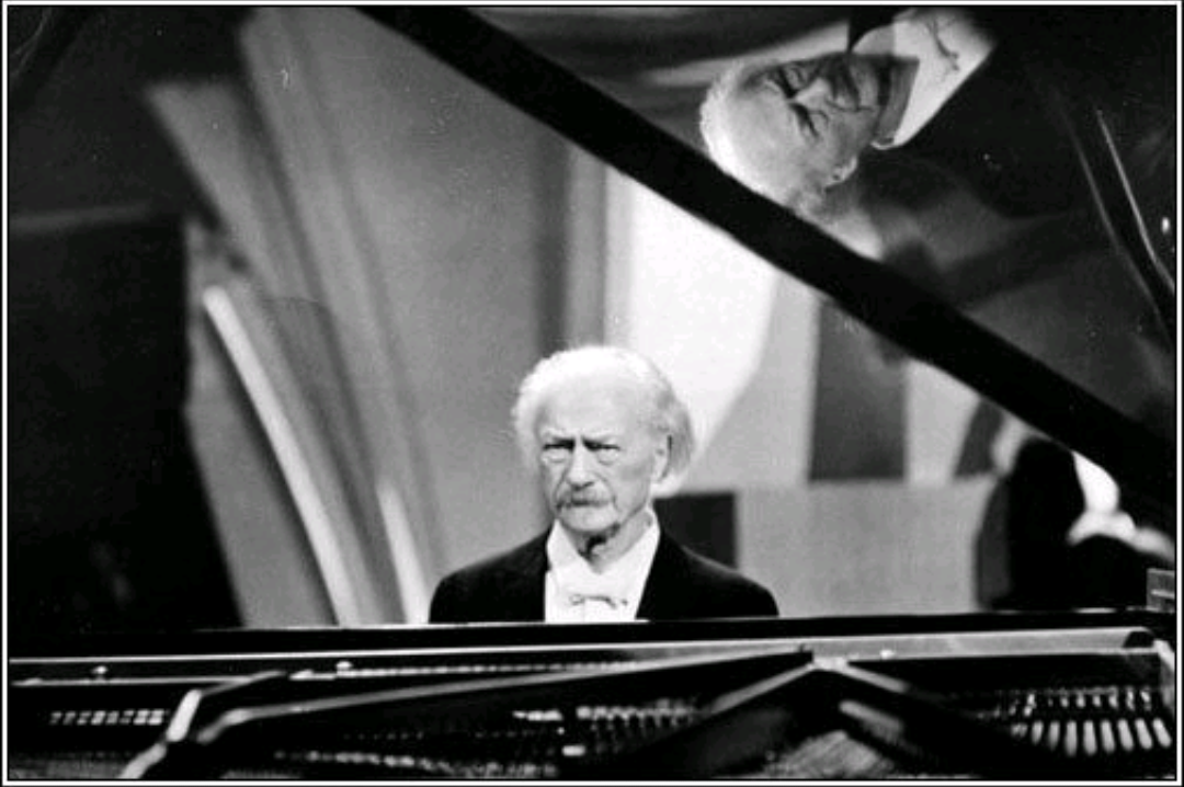 Paderewski at the piano