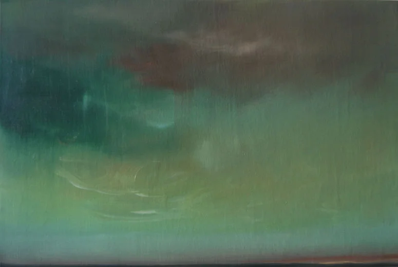 Sheila Kramer, August Sky 2006 , oil on panel