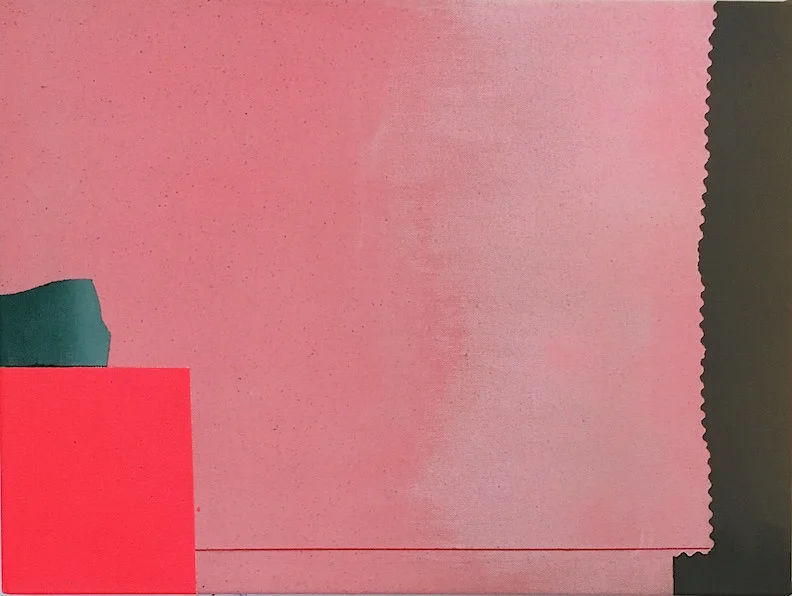 Laurel Farrin, Audience, acrylic on canvas, 12" x 16", 2016