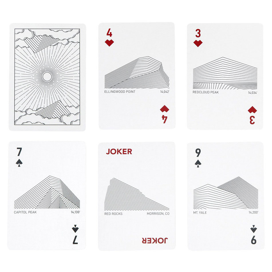 Mountain Playing Cards Timber & Bolt PEAK