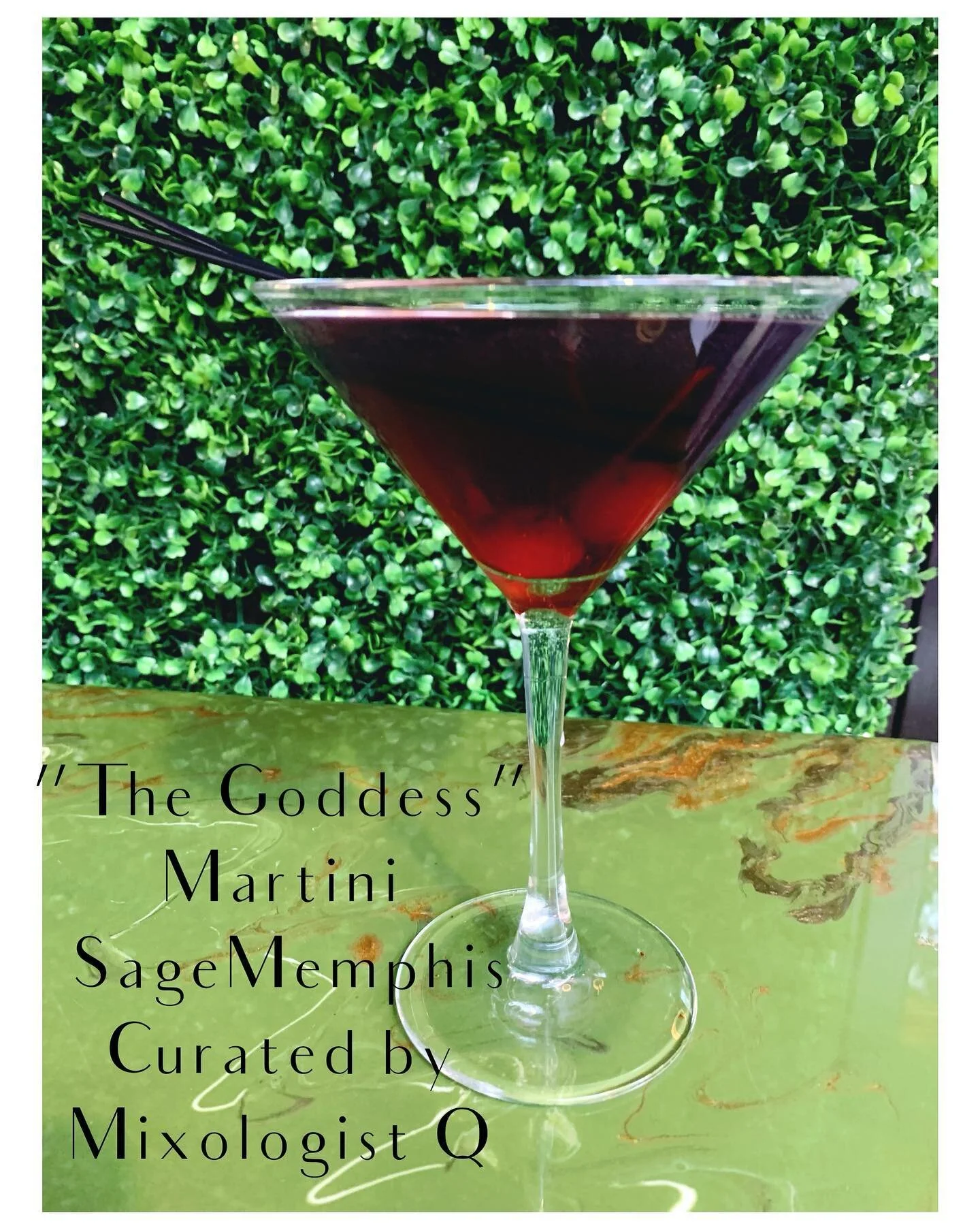 Hey Goddess, if you are in Downtown Memphis be sure to stop by @sagememphis and see Mixologist @kingquaywilkinssr. They are now featuring &ldquo;The Goddess&rdquo; martini Excellent customer service, Black Owned, and GREAT food. &ldquo;The Goddess&rd