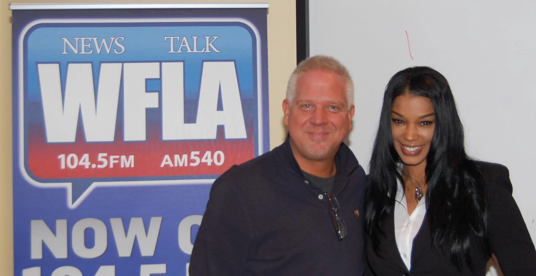 Dr. Jada Jackson with Glen Beck