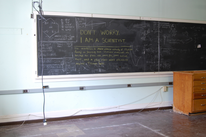 Don't worry. I am a scientist.
