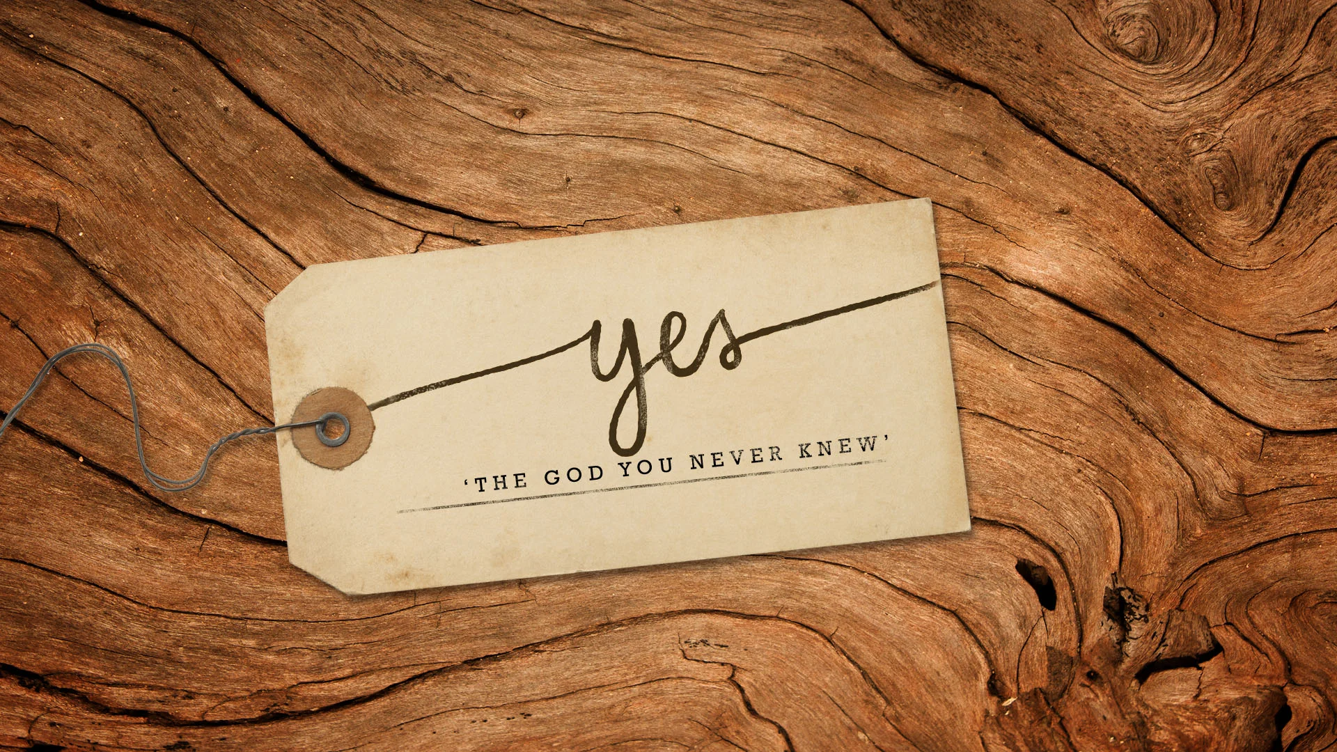 Yes.  The God you never Knew.  