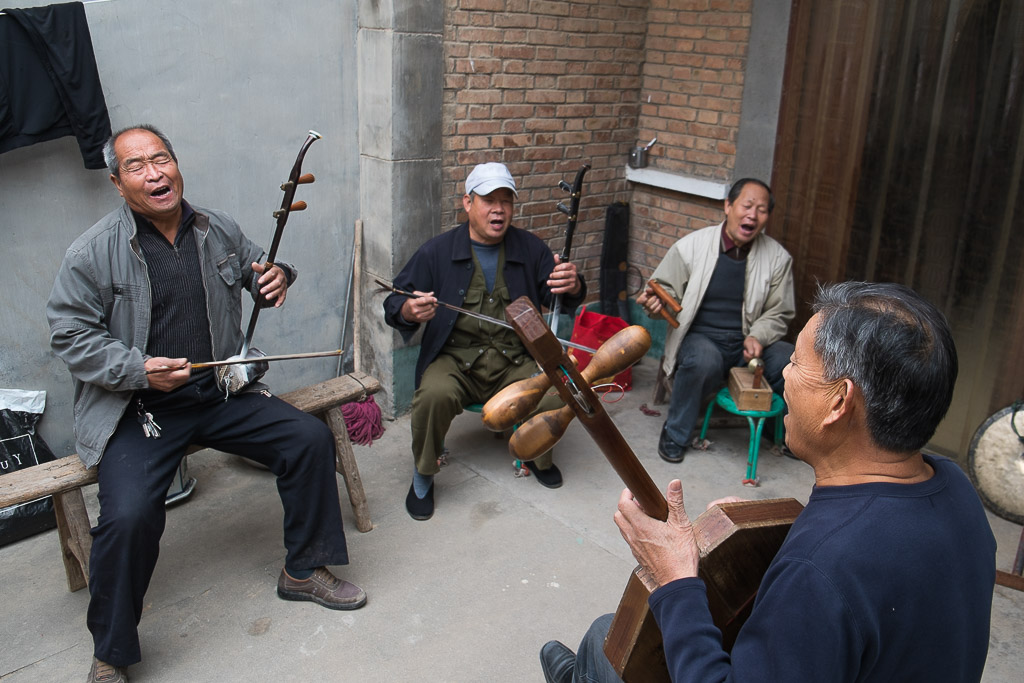 Jam session at Zhang Ximin's house