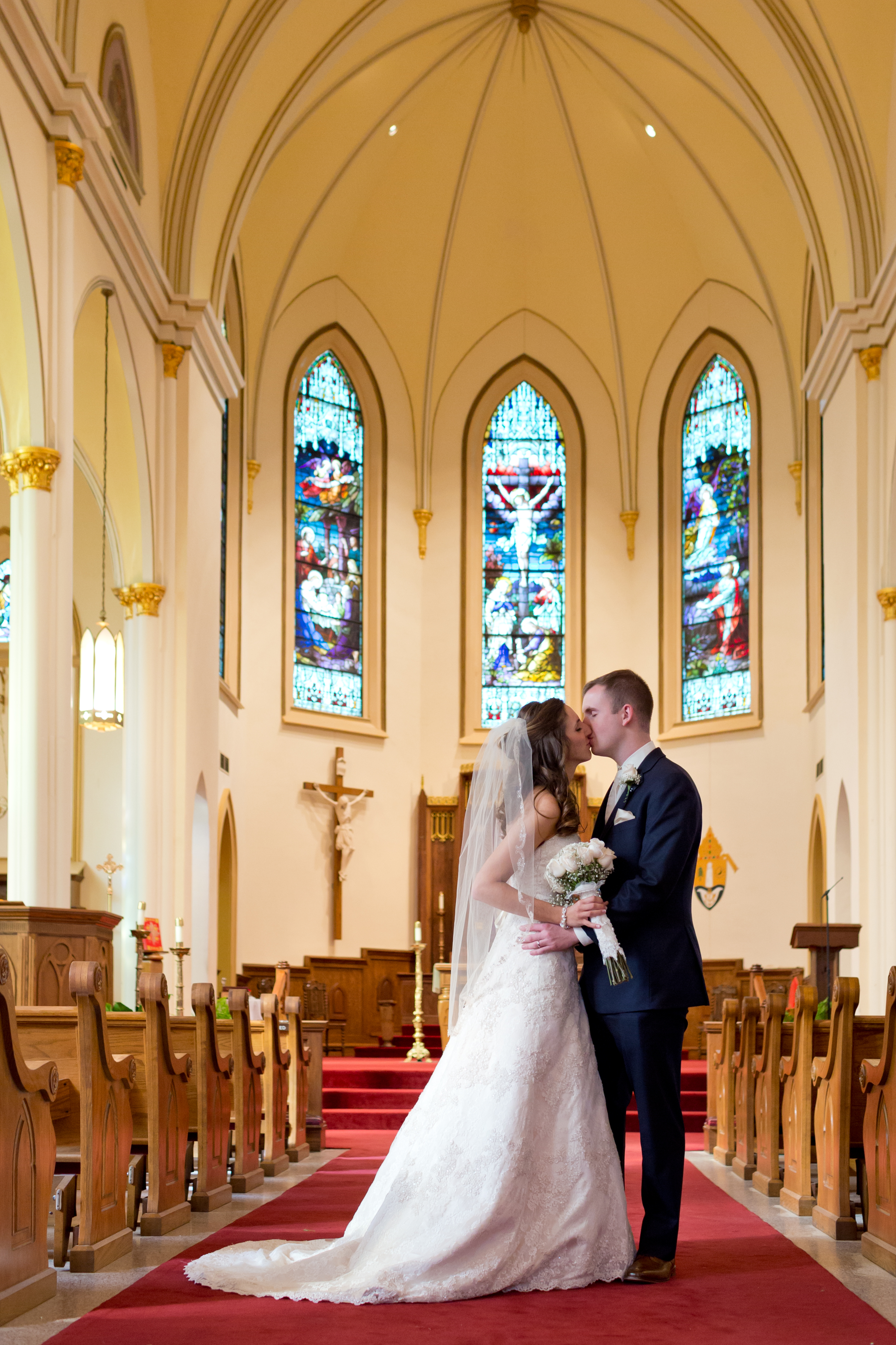Wedding Portrait (Cathedral of the Nativity of the Blessed Virgin Mary Biloxi, Mississippi)