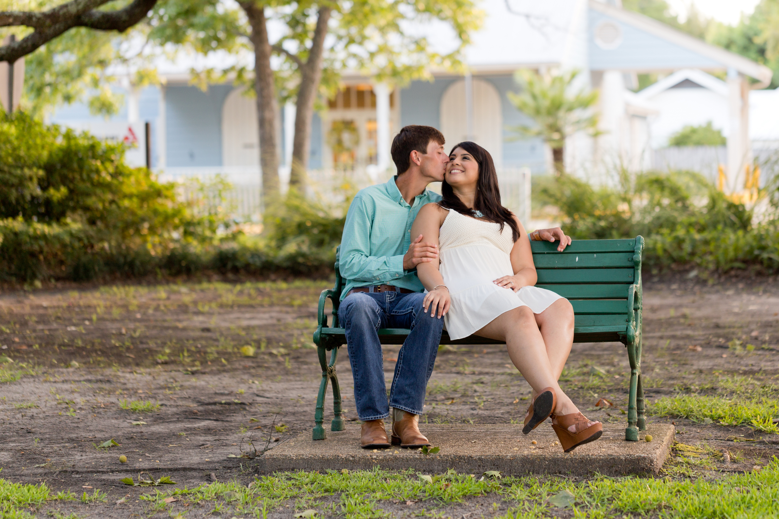 Marshall Park Ocean Springs engagement photo (Uninvented Colors Photography)