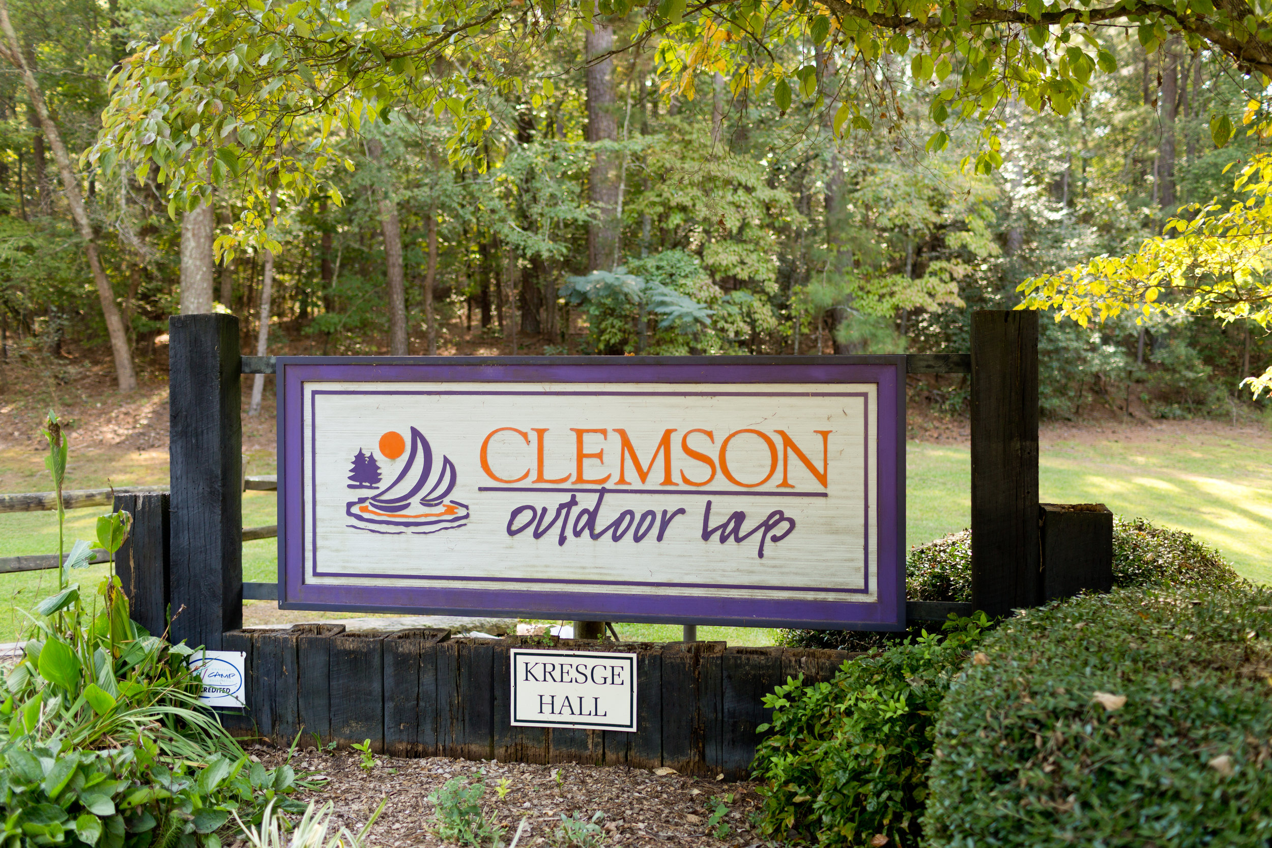 Clemson Outdoor Lab Sign
