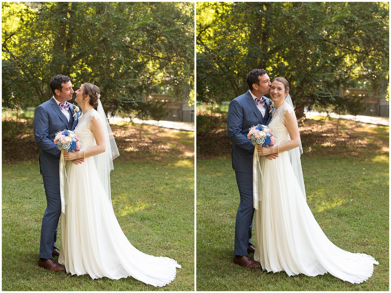 beautiful outdoor wedding portraits