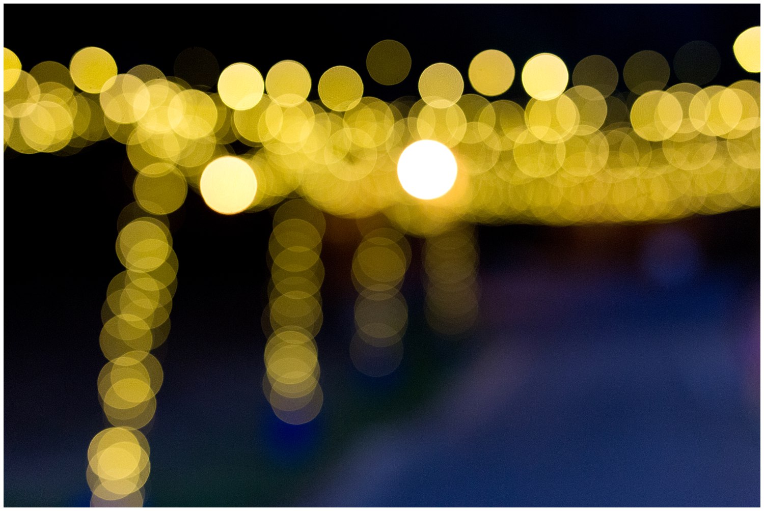 twinkle lights on dance floor at camp wedding - destination wedding photographer