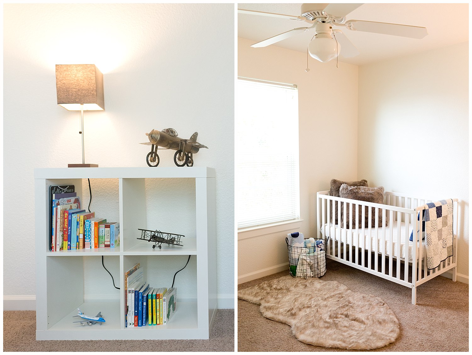 baby boy nursery photos - Biloxi newborn photographer