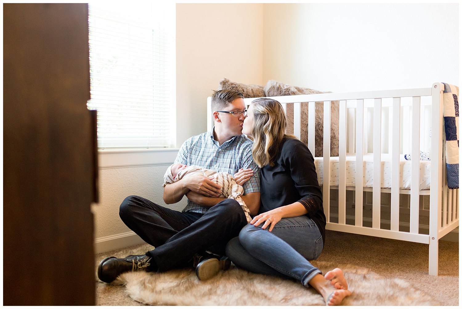 Biloxi lifestyle newborn photographer - nursery photos