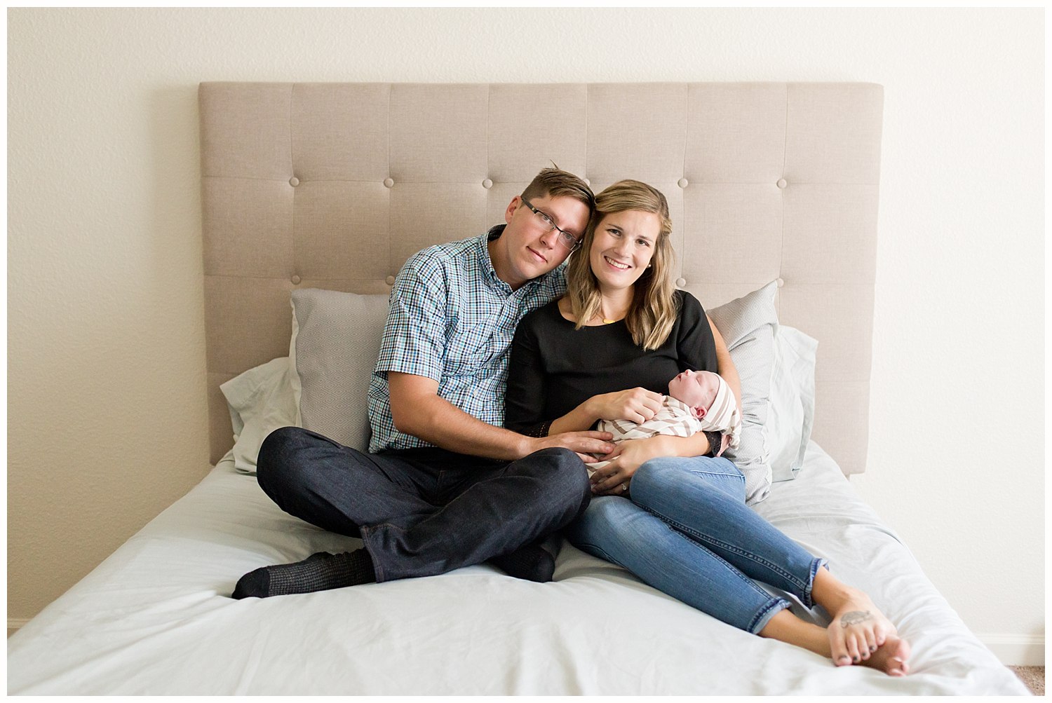 Biloxi newborn photographer - lifestyle photos at home