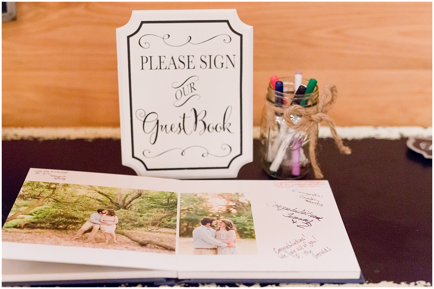 wedding guestbook ideas - Ocean Springs engagement photos