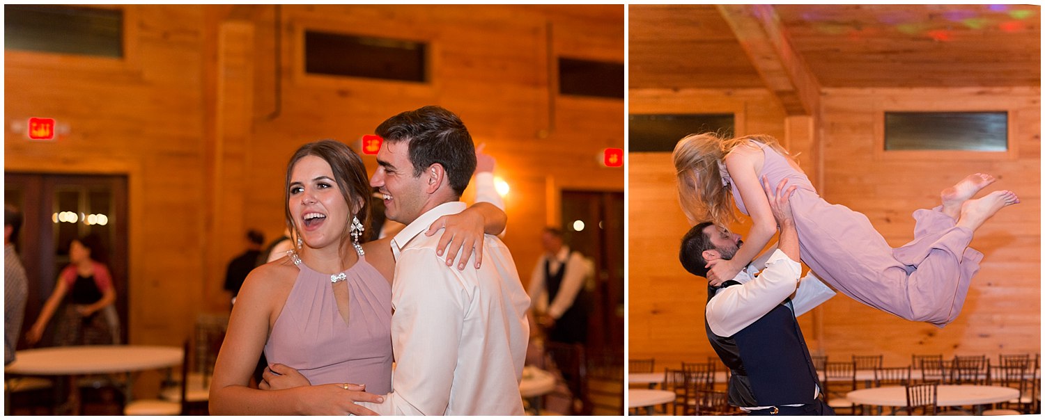 candid dancing photos at South Mississippi wedding