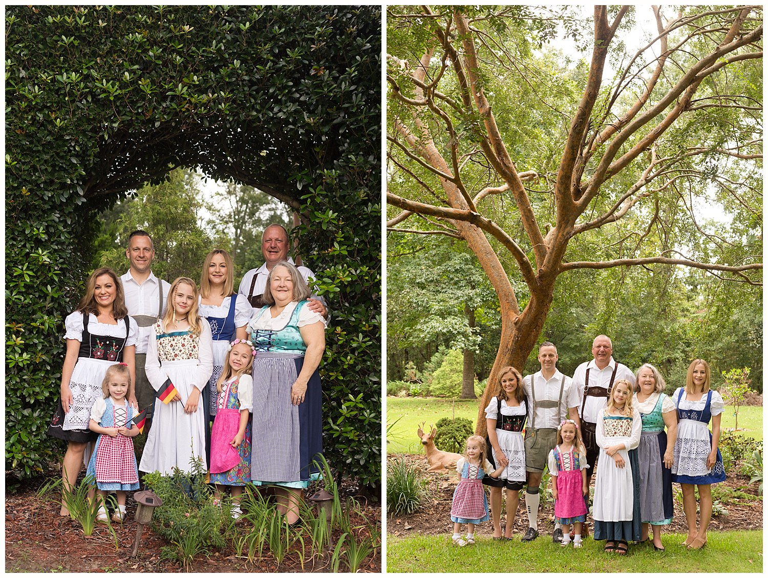 Ocean Springs photographer - extended family photos with German theme