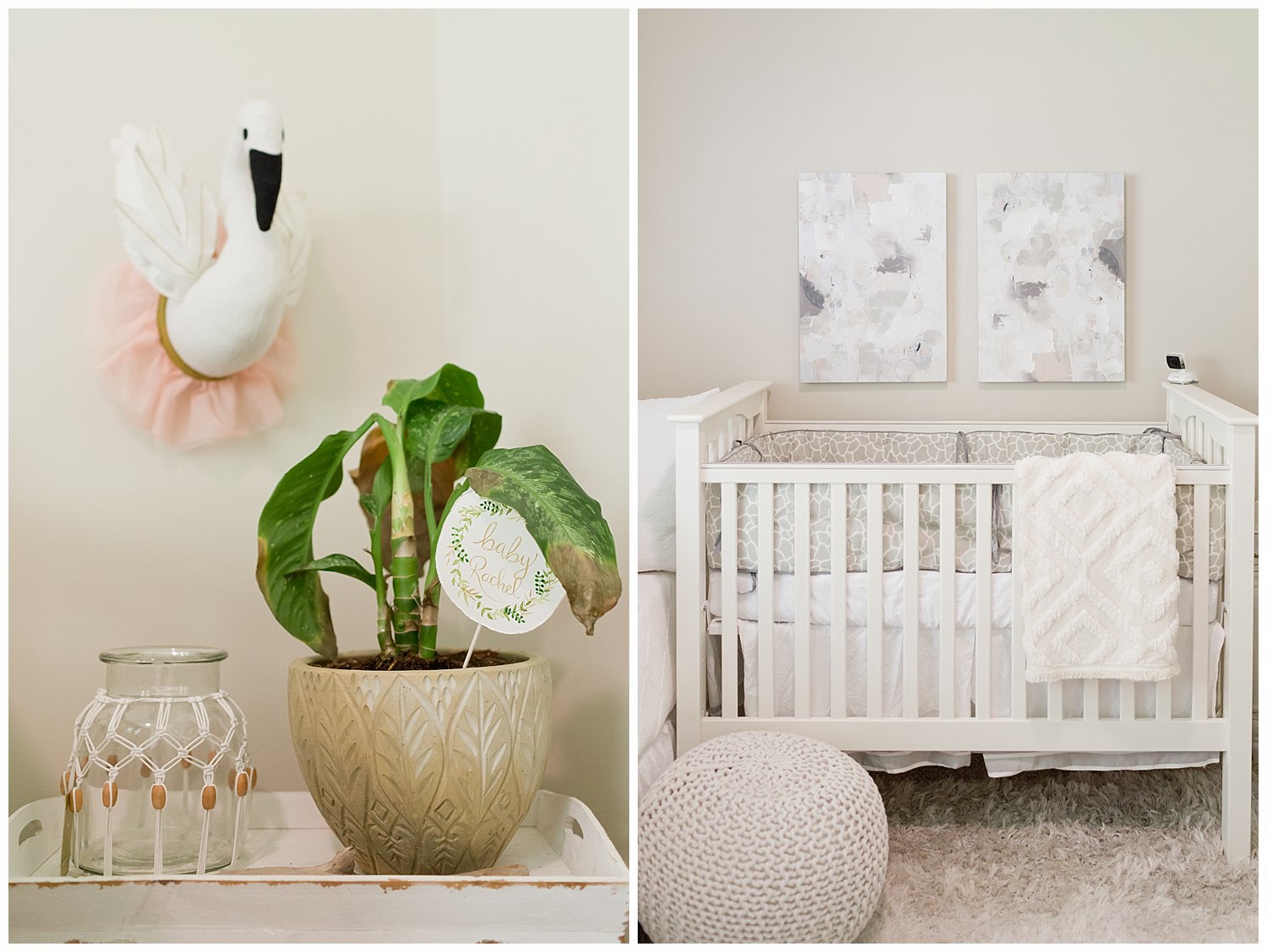 lifestyle photography in Ocean Springs, MS - baby girl nursery