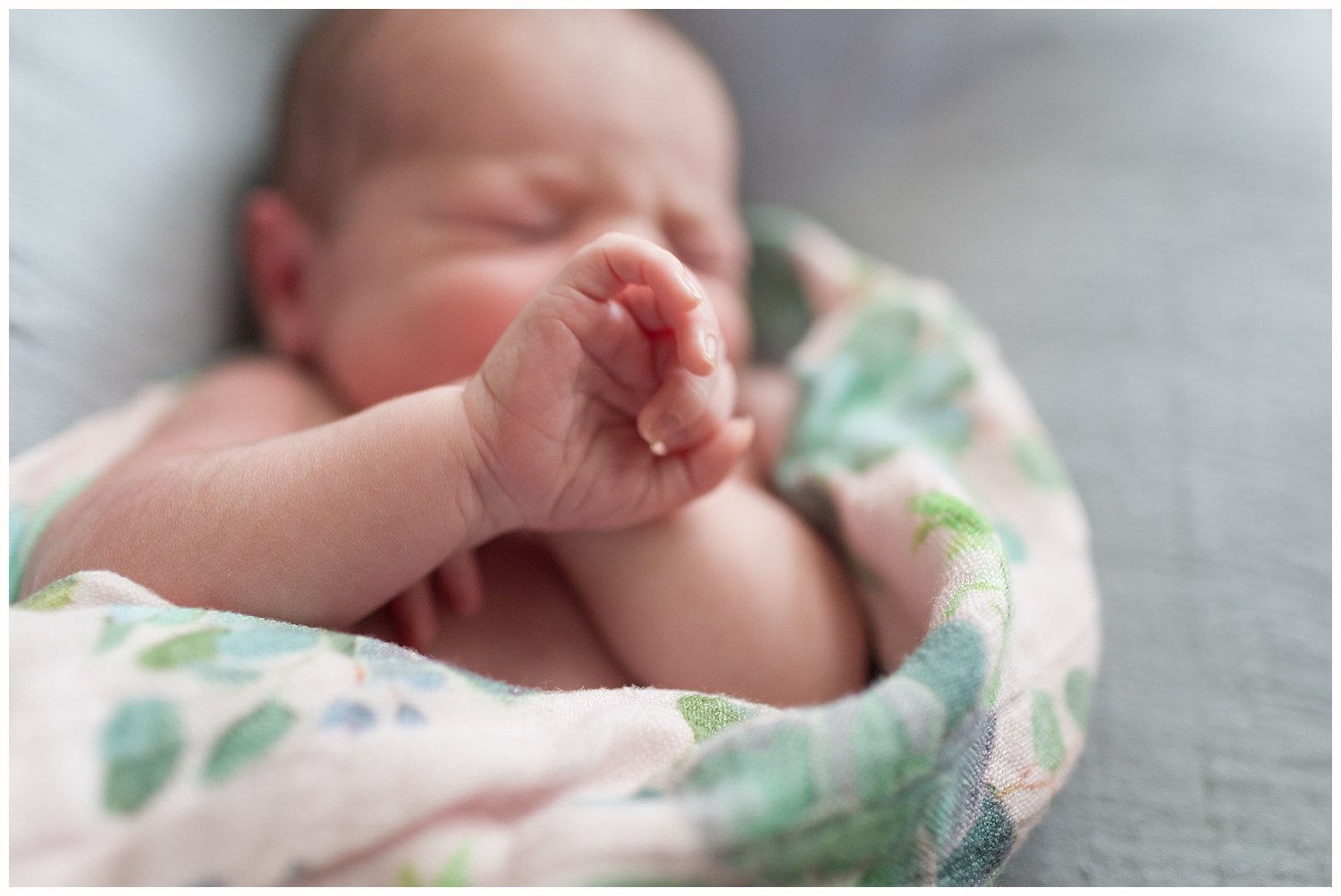 newborn baby hand photo