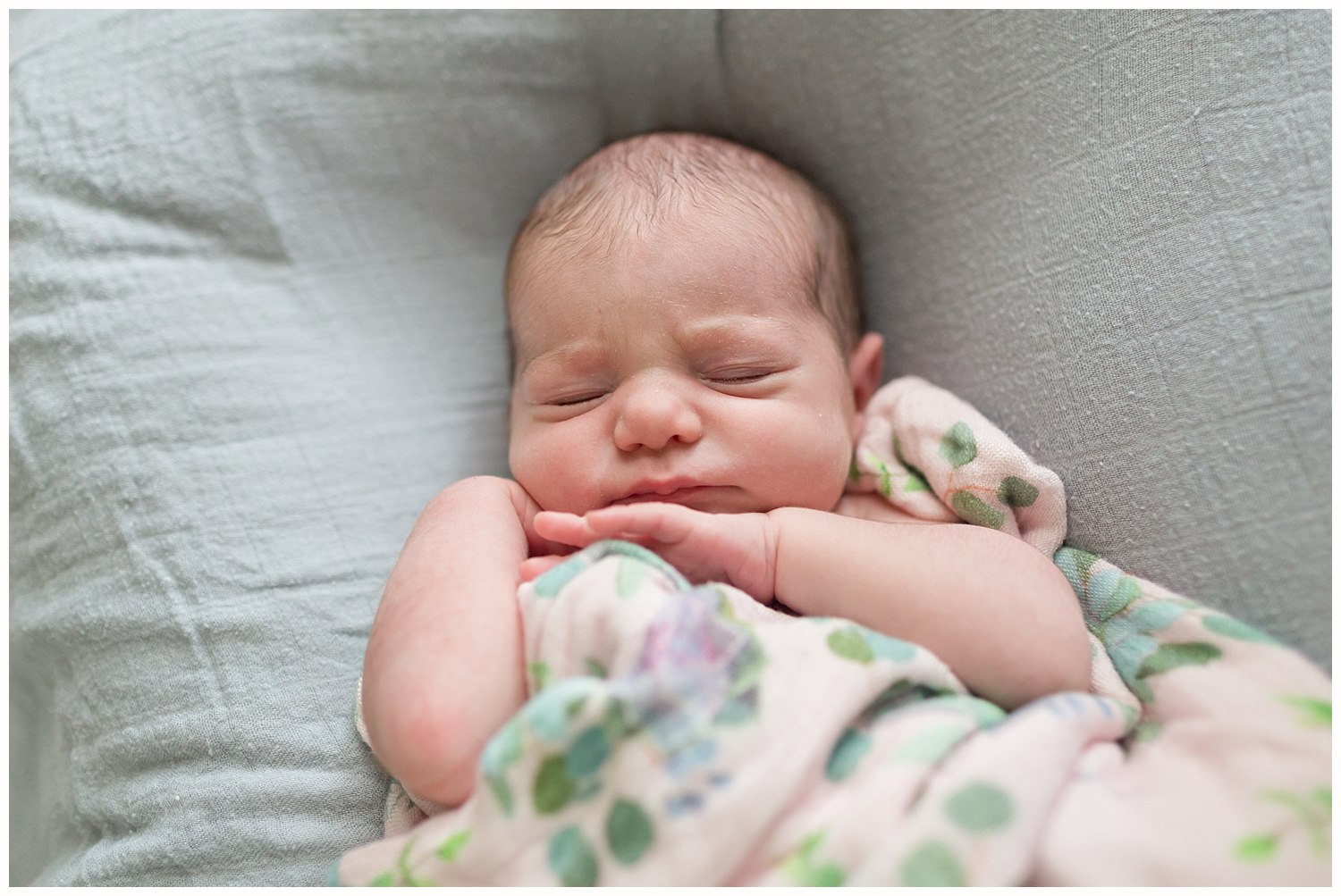 cute baby girl sleeping