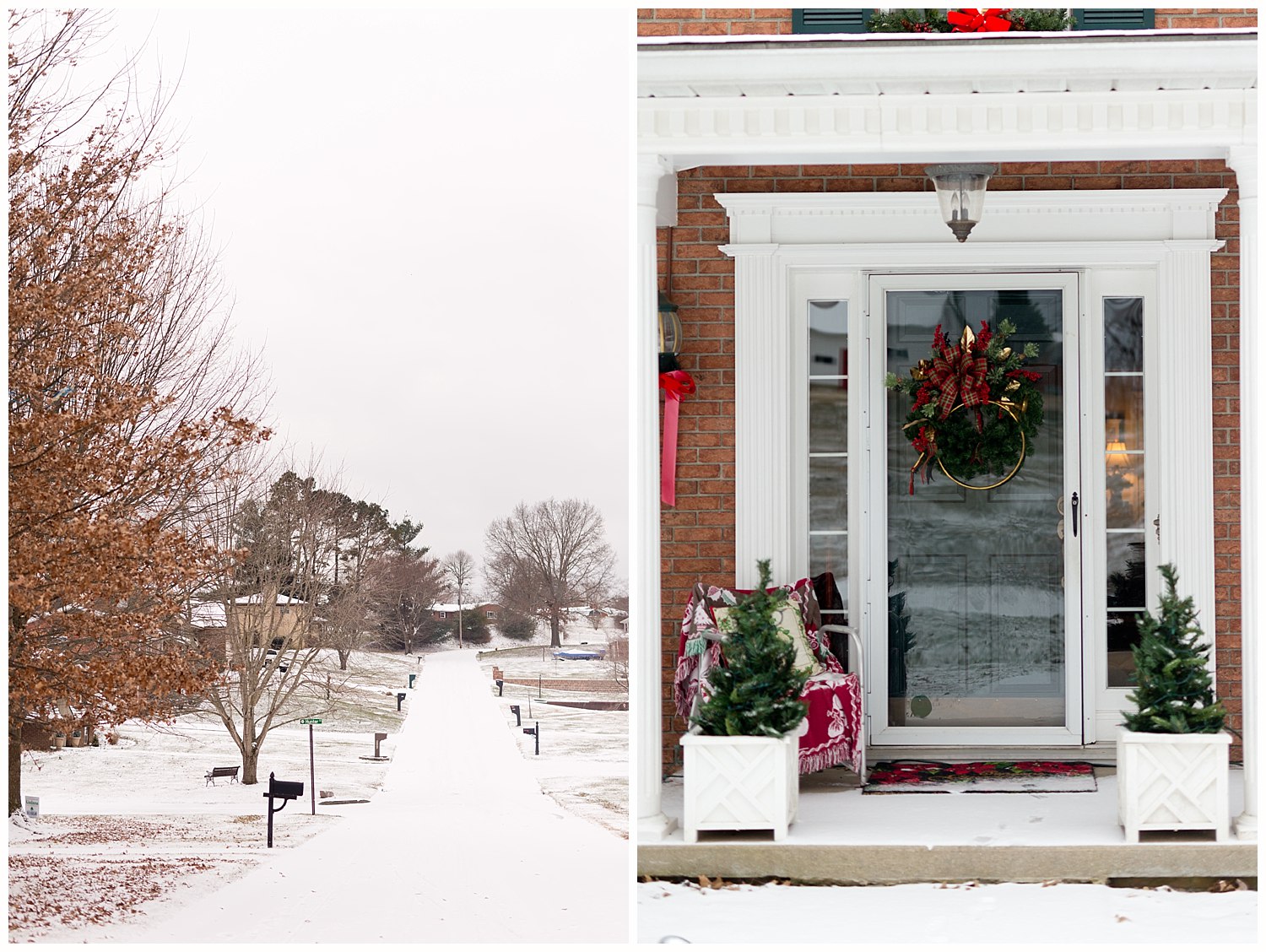 Pleasant Ave. Ashland, KY in the snow