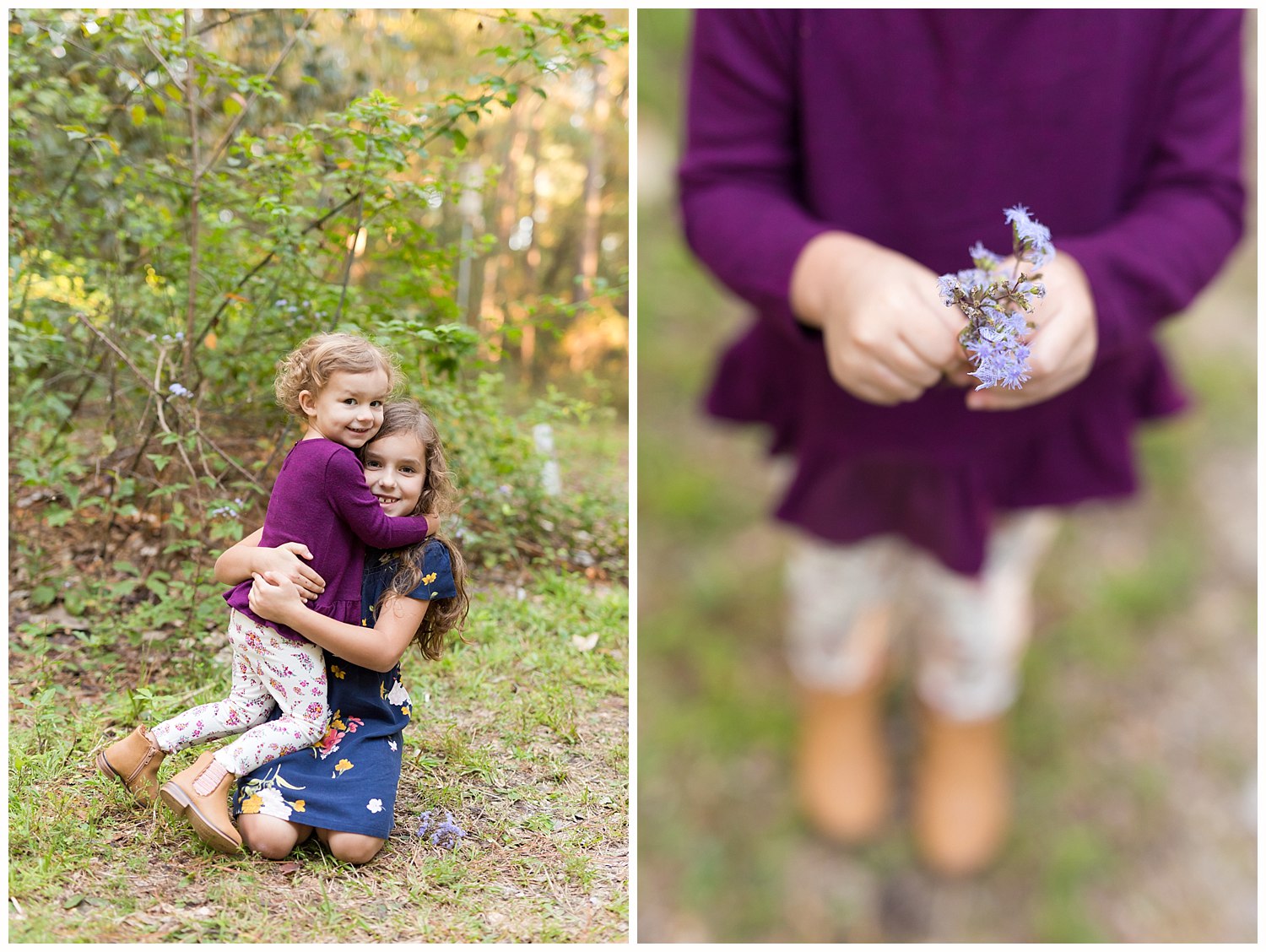outdoor sibling photos in Ocean Springs, MS