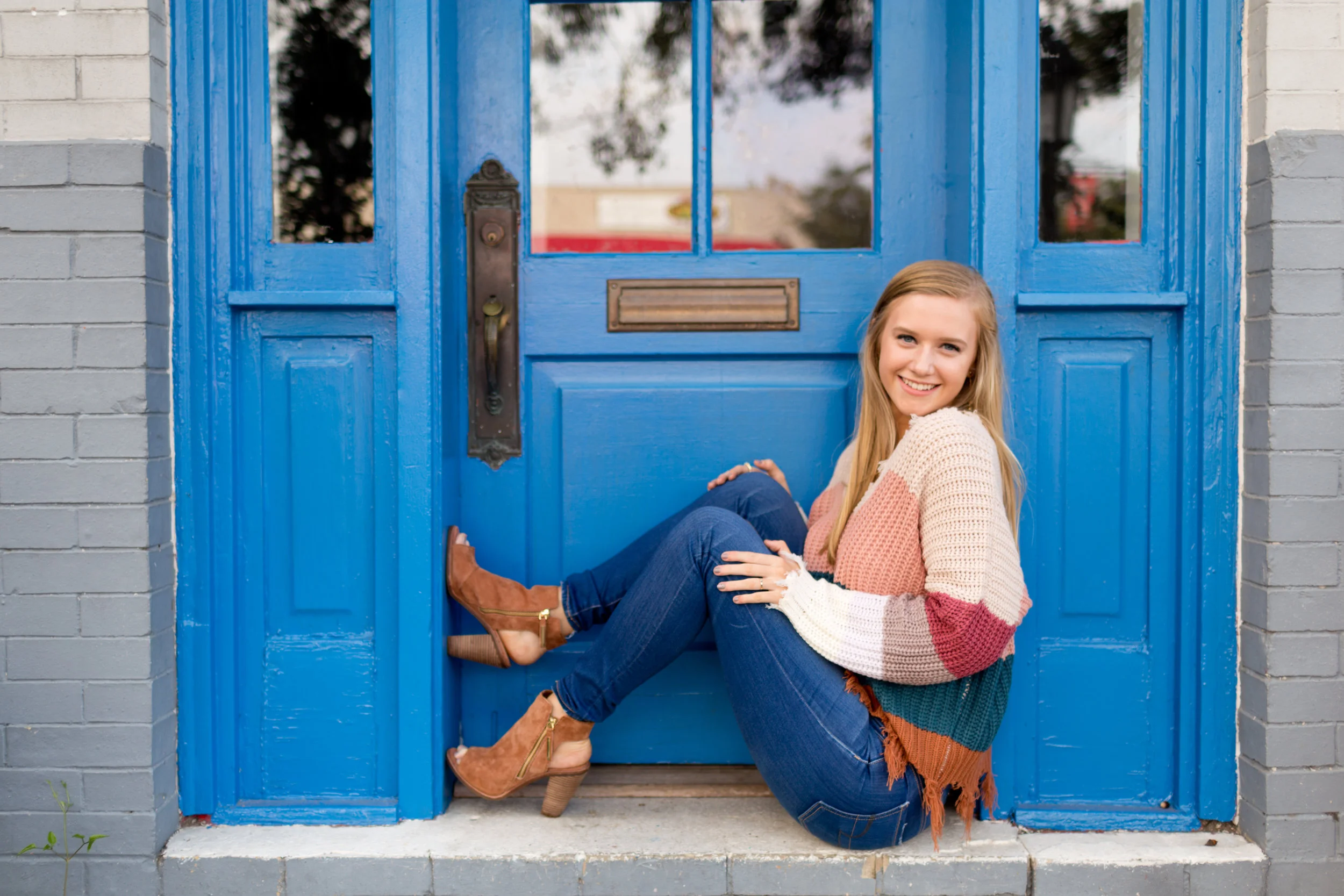 fun senior casuals in downtown Ocean Springs