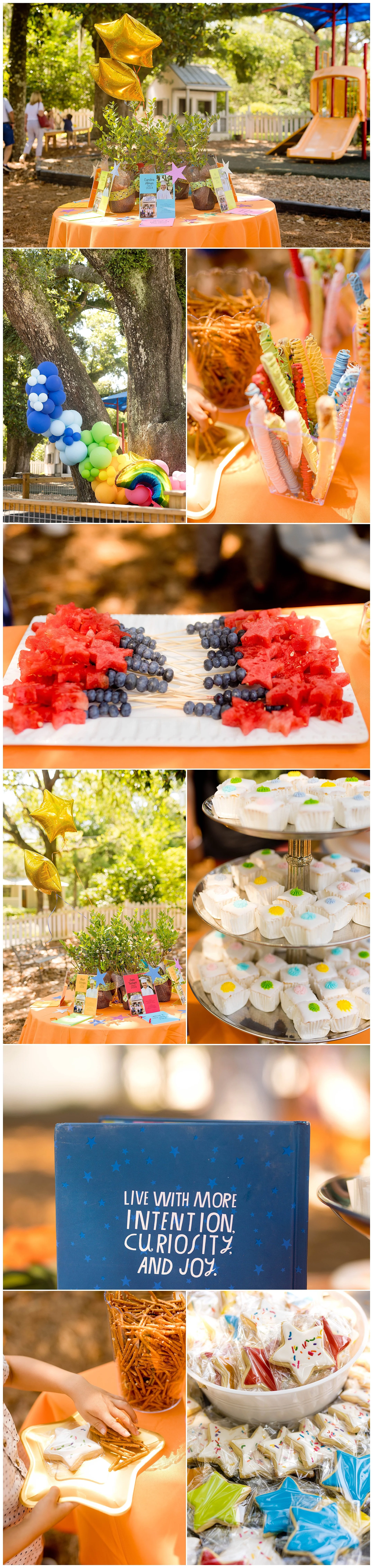 outdoor kindergarten graduation celebration at Children's House Montessori School