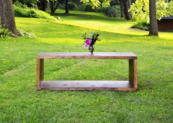 Modern Rustic Wood Coffee Table Penn Rustics