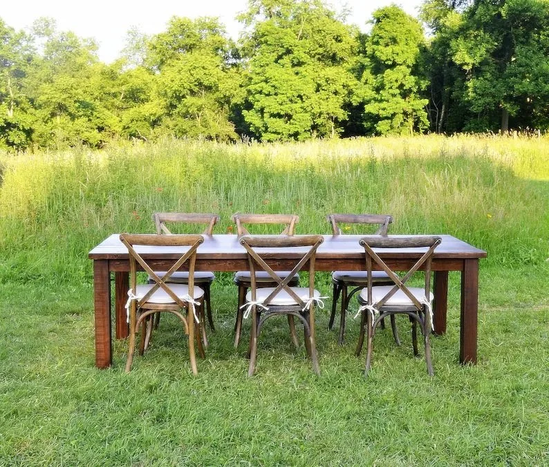 Everyday Rustic Solid Wood Dining Room Table — Penn Rustics