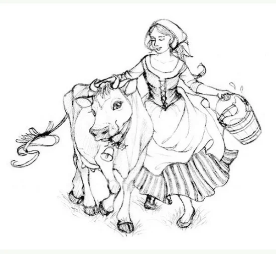 Maid a'Milking