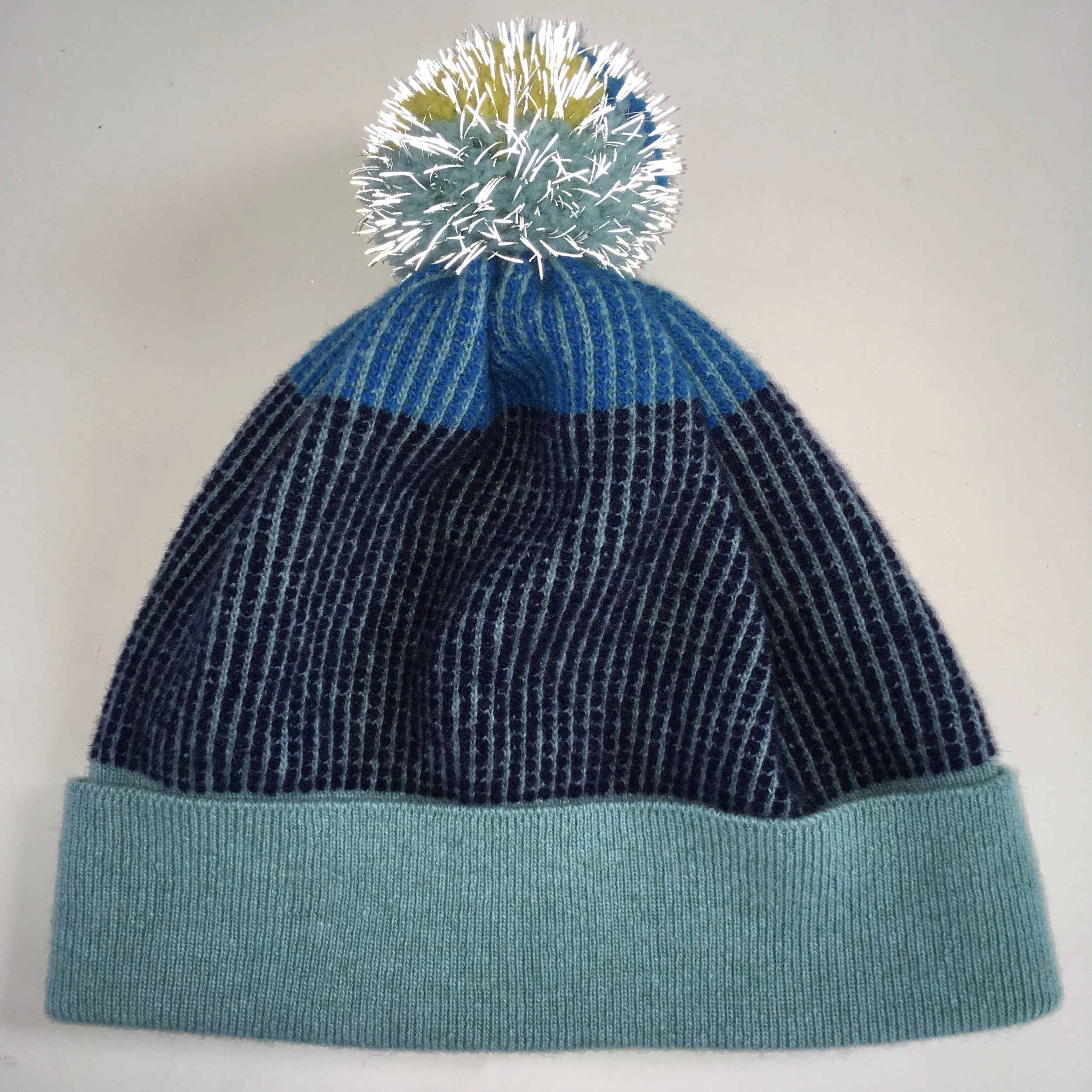 Iona Reflector Hat, made using premium Wool in Scotland, UK. Luxury Scottish Knitwear.