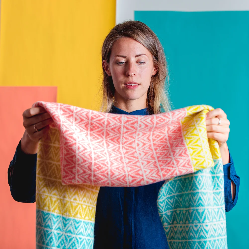 Step 1: Get the scarf ready!