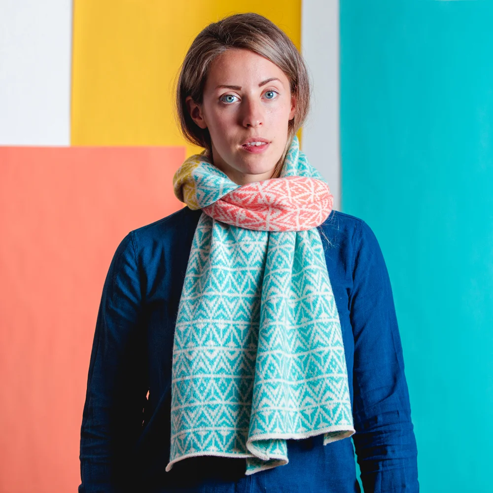 Finished! This is the Ettrick Scarf.