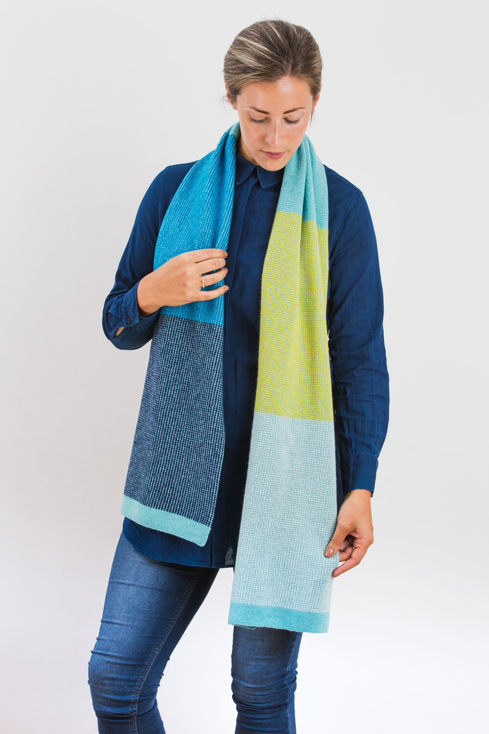 Knitted Lambswool Scarf Women'sMens