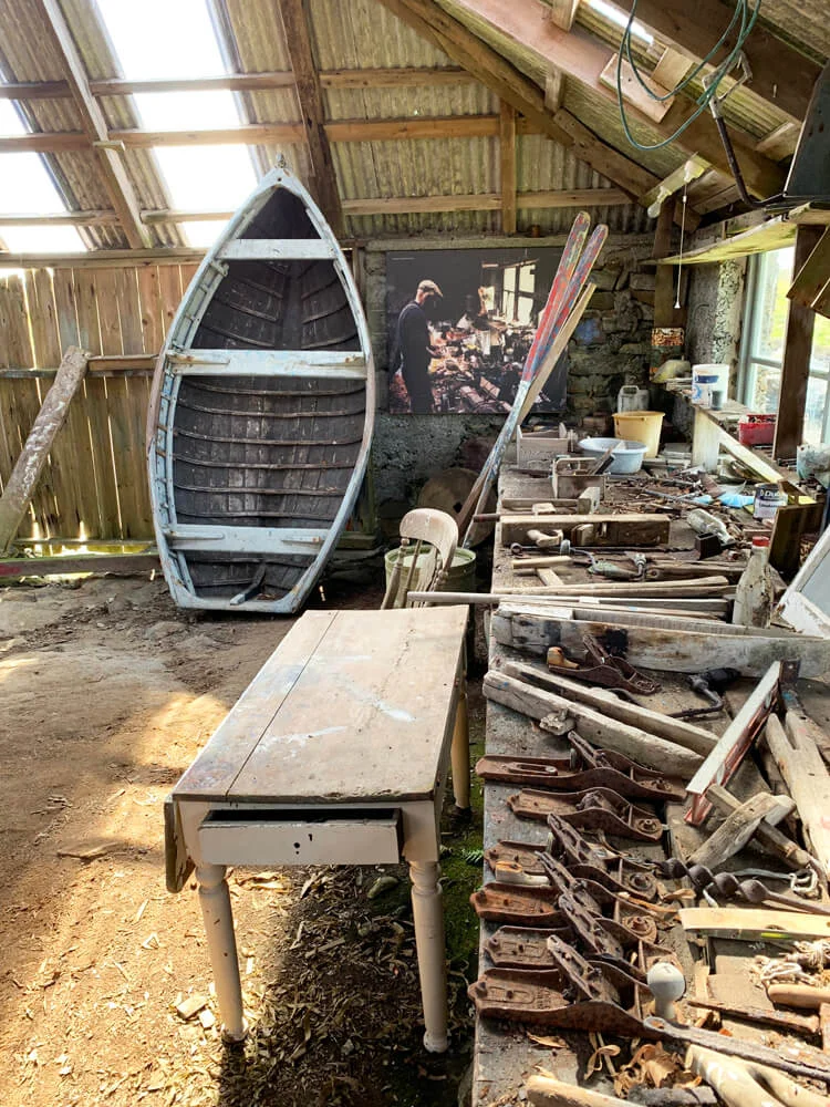 The boat house on Grimsay.