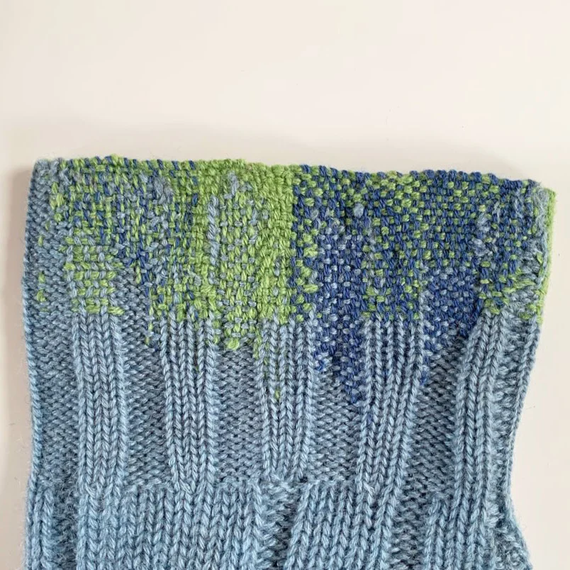 The first finished cuff.