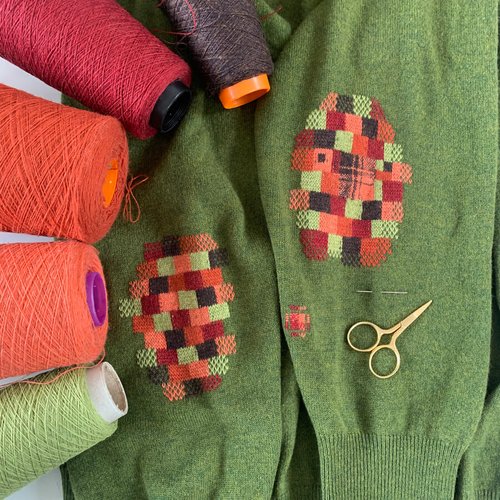 Cashmere Pullover Save with Visible Darning – Sew Everything Blog