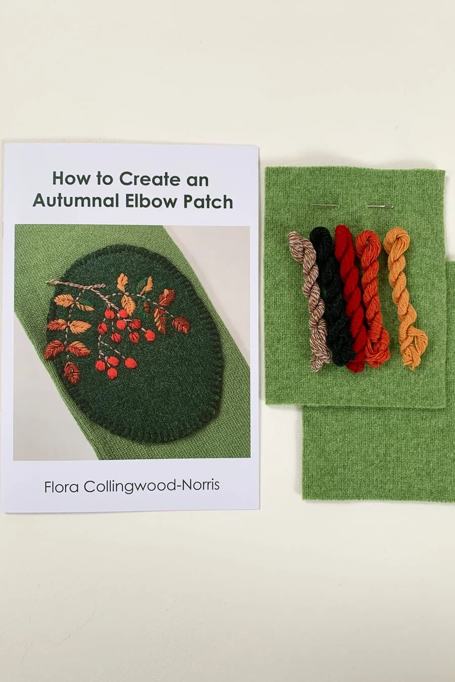 Elbow patch kit in green by Collingwood-Norris.jpg