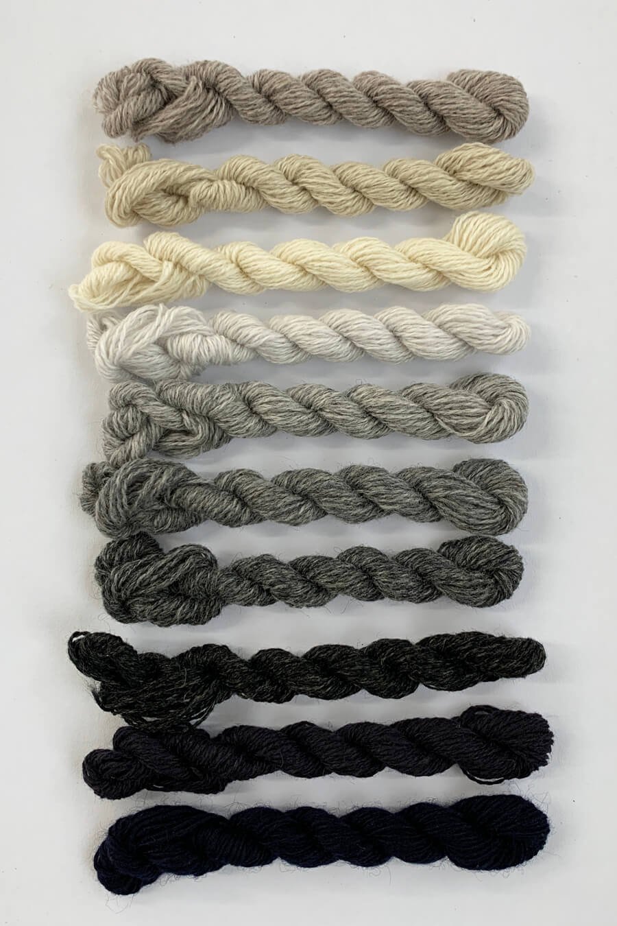 Neutral Cashmere Yarn for Darning