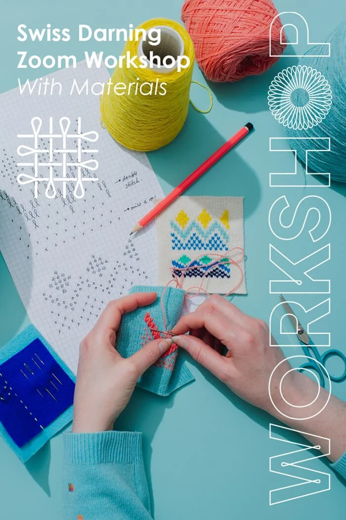Live Zoom Workshop: Swiss Darning