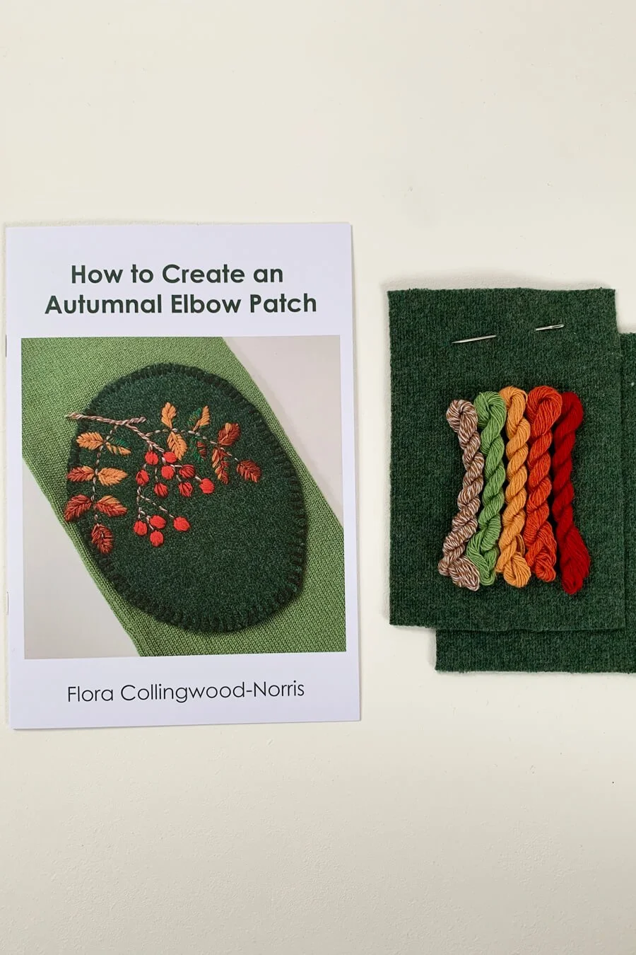 Elbow patch kit in dark green by Collingwood-Norris.jpg