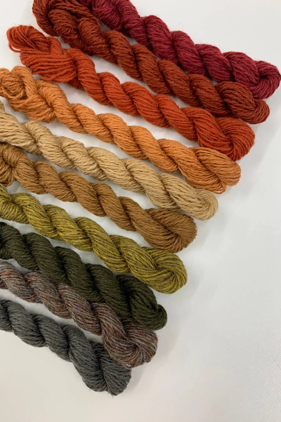 Earthy tones cashmere darning yarn.jpg